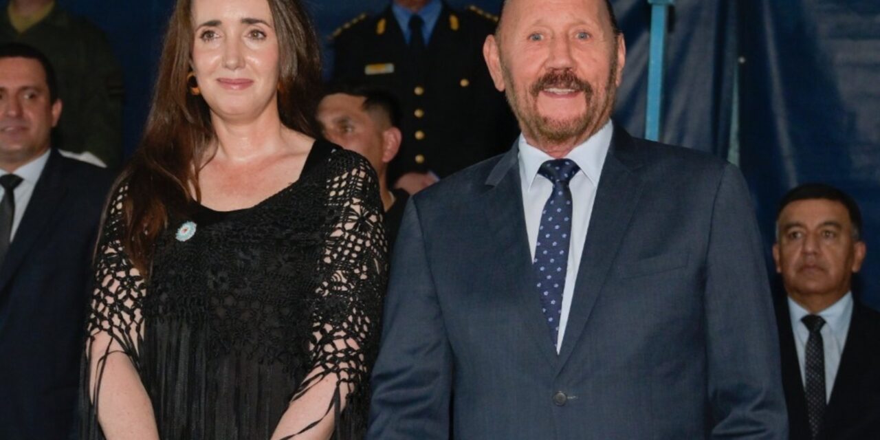 Gildo Insfrán difundió una foto junto a Victoria Villarruel en un acto por el aniversario de un ataque de Montoneros