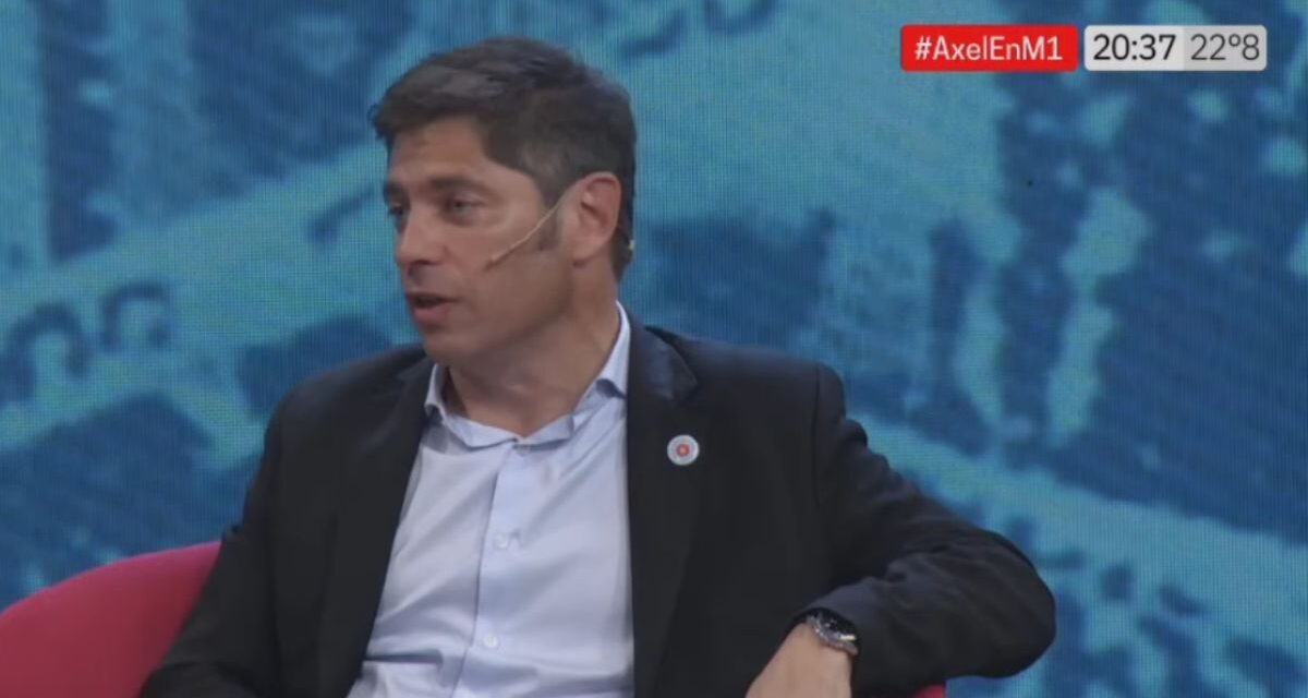 Axel Kicillof: «Javier Milei salió a hipotecar el futuro del país para llegar a octubre sin devaluar»