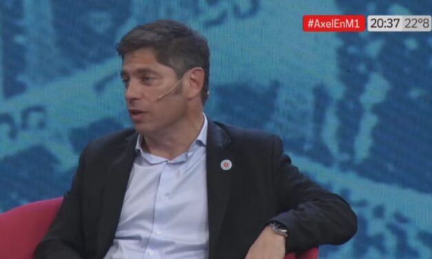 Axel Kicillof: «Javier Milei salió a hipotecar el futuro del país para llegar a octubre sin devaluar»