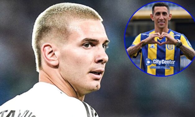 Ángel Di María se rindió y llenó de elogios a Franco Mastantuono