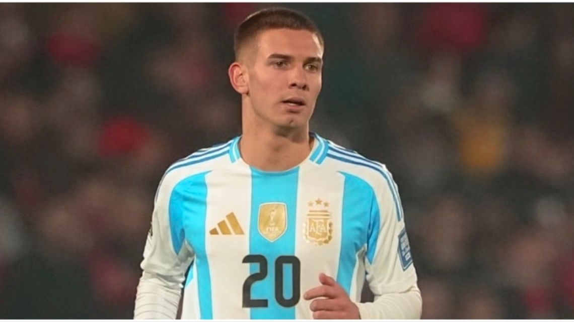 Franco Mastantuono se lesionó en los entrenamientos y quedó desafectado de la Selección Argentina