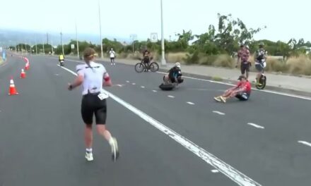 Una atleta colapsó a metros de la meta y su rival se consagró campeona