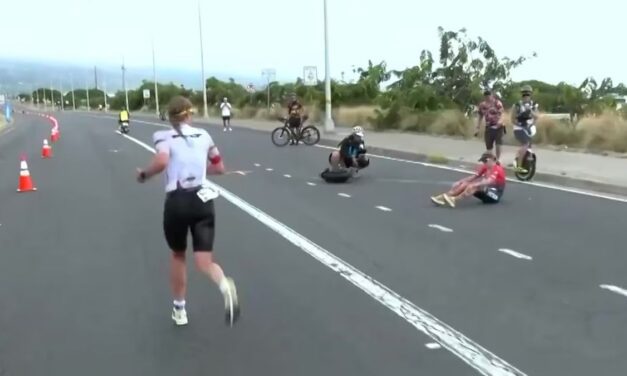 Una atleta colapsó a metros de la meta y su rival se consagró campeona