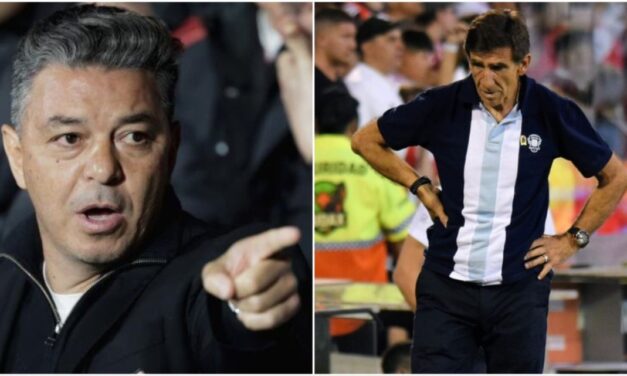 Marcelo Gallardo celebró el triunfo de River, mientras que Gustavo Costas lamentó la eliminación de Racing