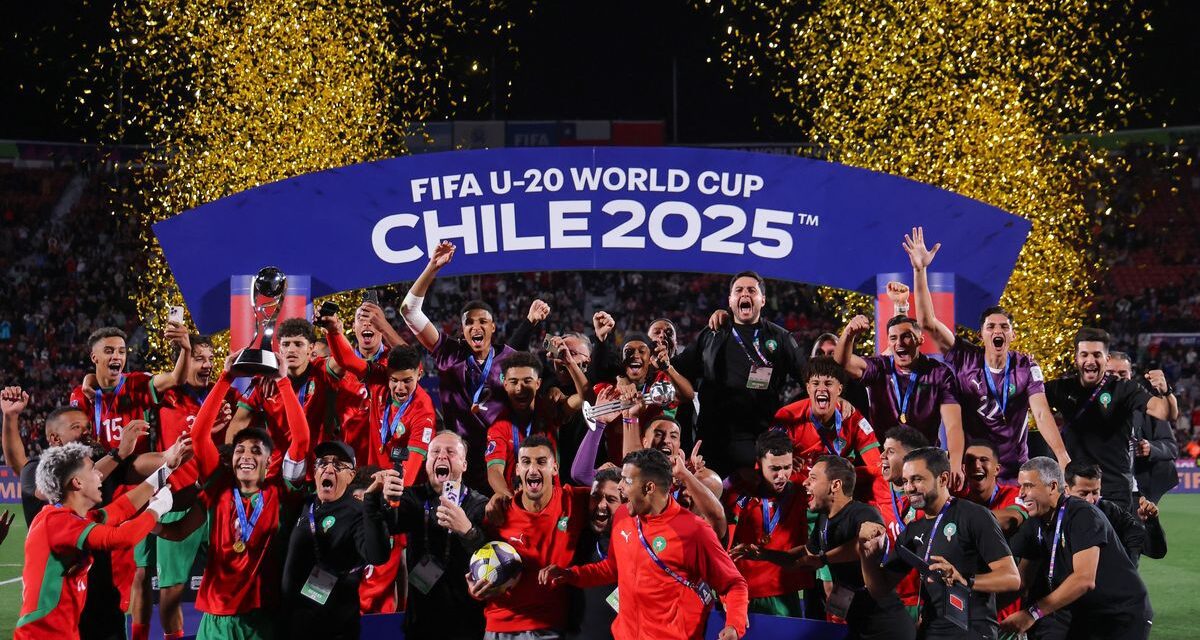 Argentina empujó hasta el final pero no pudo con Marruecos que se consagró campeón del Mundial Sub 20