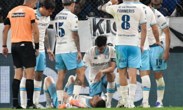 Elías Torres se rompió los ligamentos y se perderá el resto del año con Racing