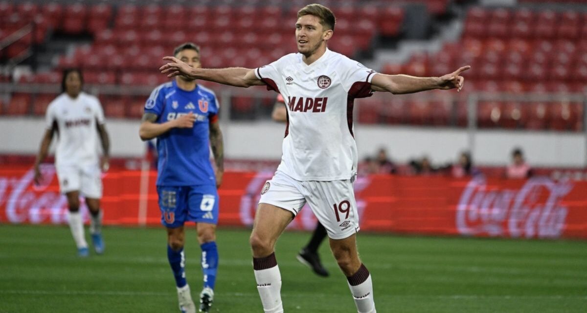 A Lanús se le escapó en el segundo tiempo e igualó con la U. de Chile de visitante