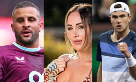 El romance entre un top ten del tenis y la ex pareja de una estrella de la Premier revoluciona Europa