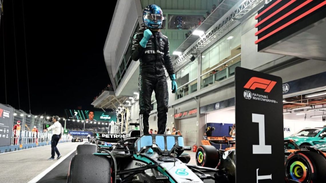 George Russell ganó en Singapur y McLaren se consagró bicampeón de Constructores en la Fórmula 1