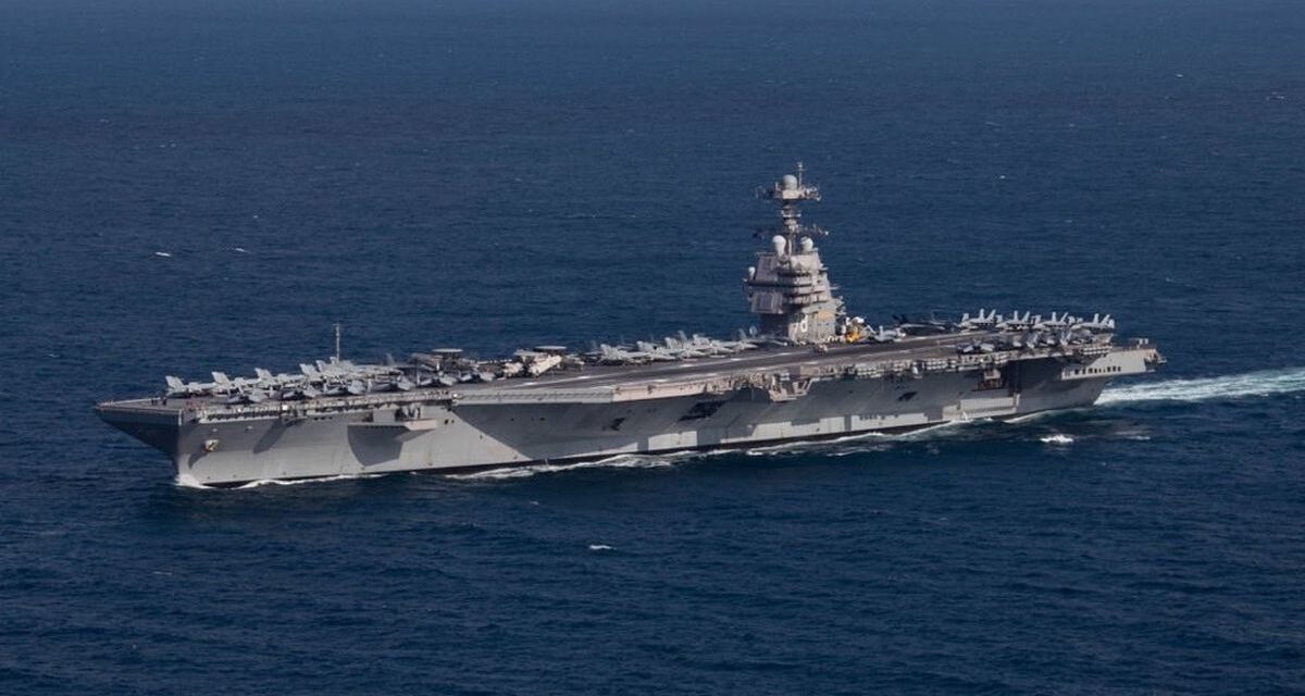 EEUU envía el portaaviones más grande del mundo cerca de las costas de Venezuela