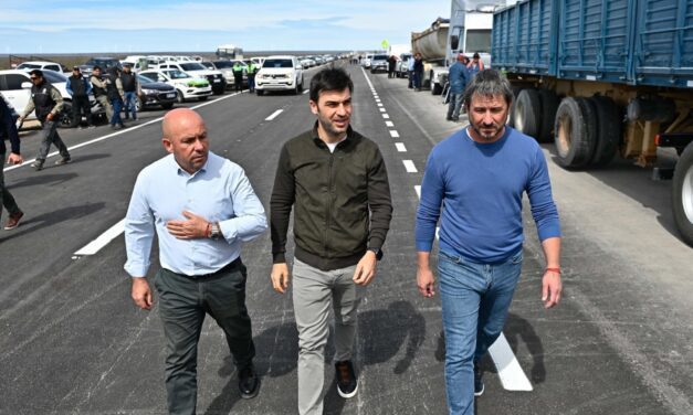 “Nacho” Torres habilitó el tramo de una ruta que había quedado envuelta en un entramado de corrupción de Lázaro Báez