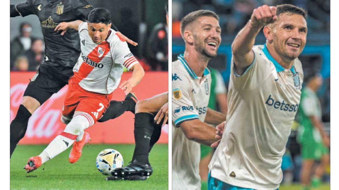 River y Racing se juegan de visitante la entrada a los playoffs y a las copas