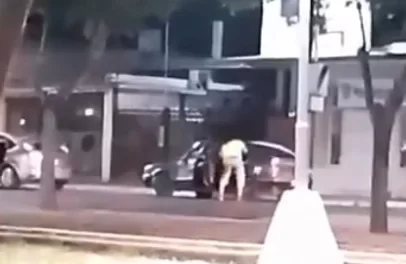 Violencia en Caucete: Un hombre fue denunciado tras golpear a su hija en la vía pública