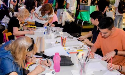 Diez años de trazo colectivo: El Franklin Rawson celebra La Noche del Dibujo