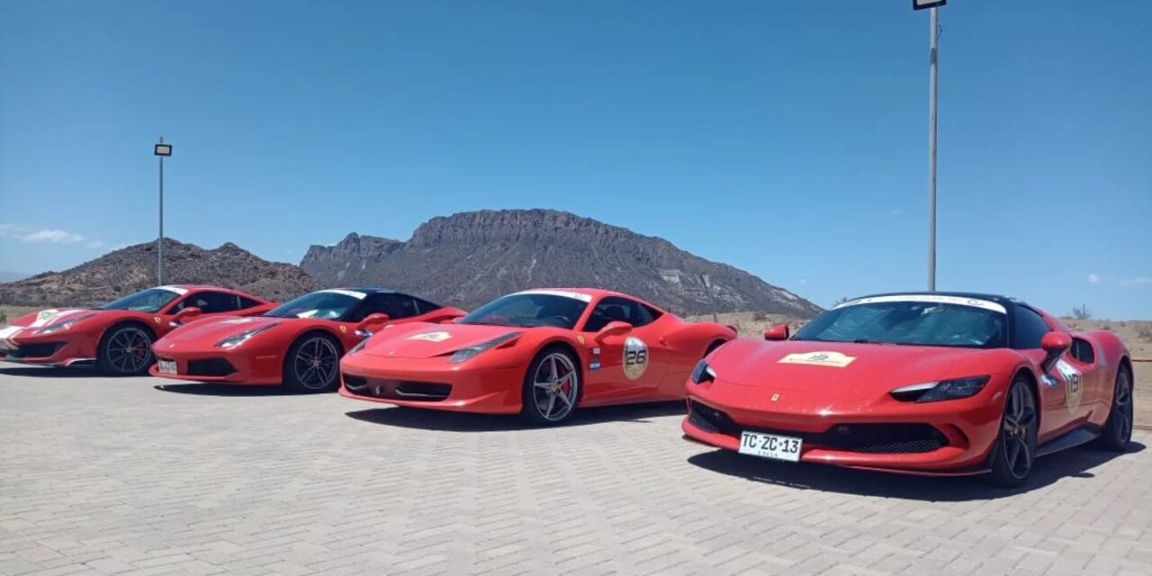 Ferrari llegó a Ischigualasto: Lujo sobre ruedas en un paisaje único