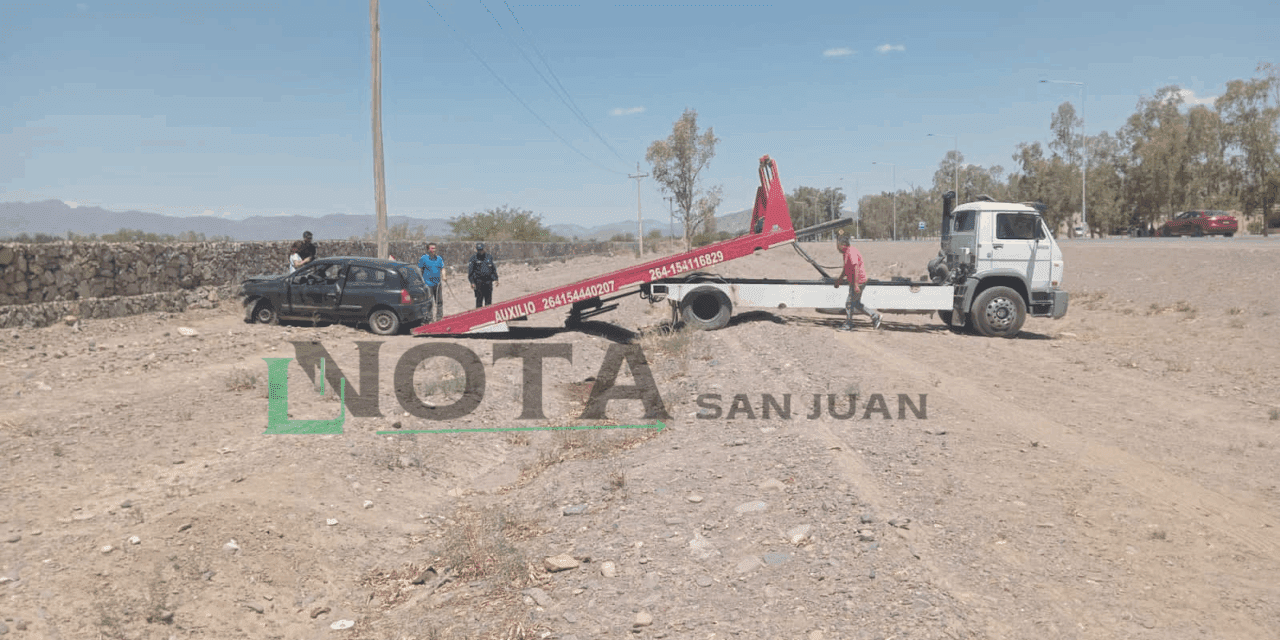 Accidente grave en Jáchal: Trasladan a una mujer con hundimiento de craneo