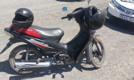 Detenidos en Rawson: Circulaban en una moto robada