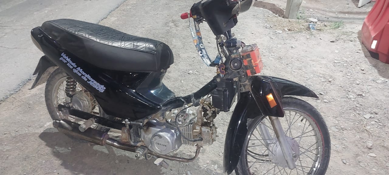 Policía Caminera secuestró una moto con pedido de captura en Sarmiento