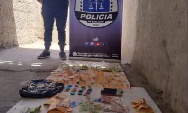Golpe al narcomenudeo en Chimbas: Secuestran cocaína lista para la venta y detienen a cuatro personas