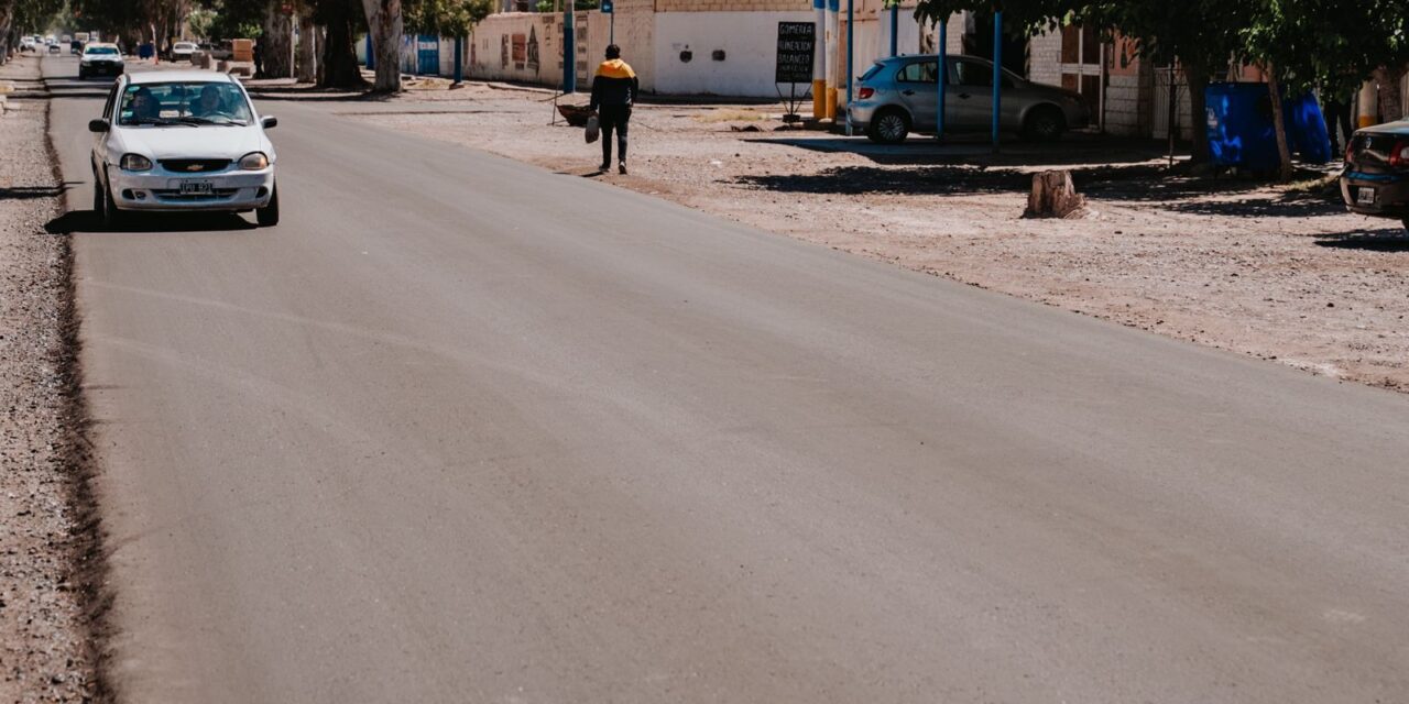 Avanza el plan vial: Finalizaron obras en calle Lemos, Rawson