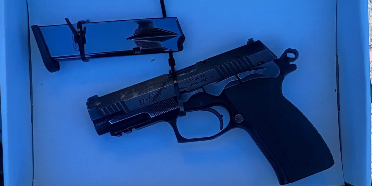 Fuga y hallazgo: Secuestran un arma en Rivadavia