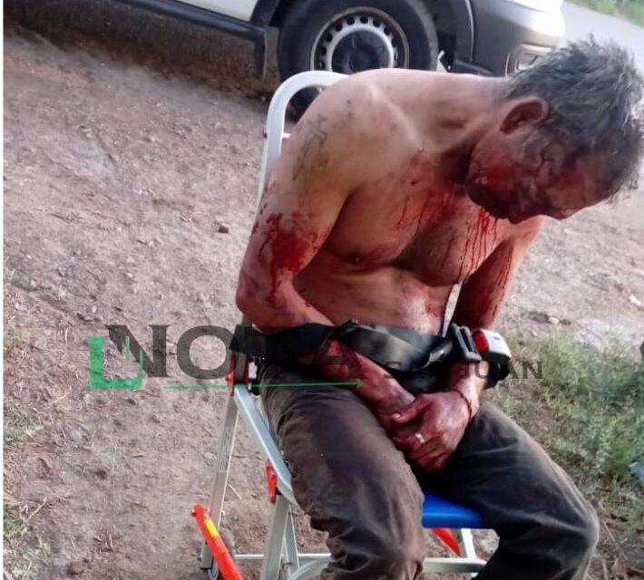 Cochagual: Confirman graves fracturas en el hombre atacado por su sobrino