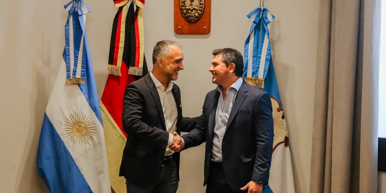 Orrego se reunió con el Cónsul de Alemania para impulsar minería y energías renovables