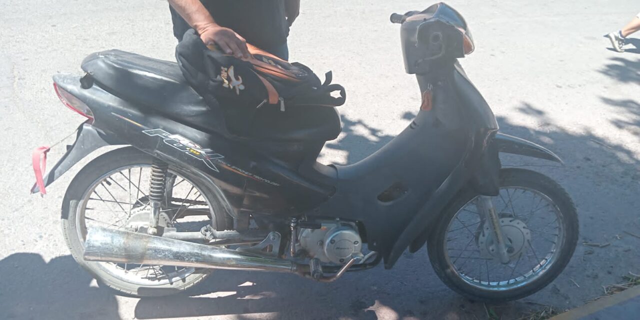 Detuvieron una moto con pedido de secuestro en Villa San Martín