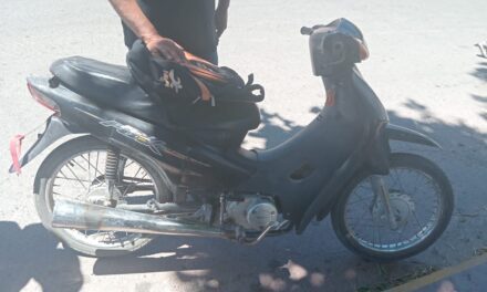 Detuvieron una moto con pedido de secuestro en Villa San Martín