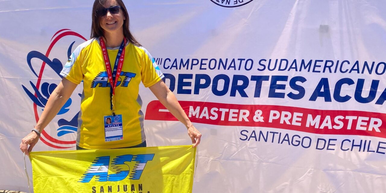 Oro para San Juan: Romina Profili ganó el Sudamericano de aguas abiertas