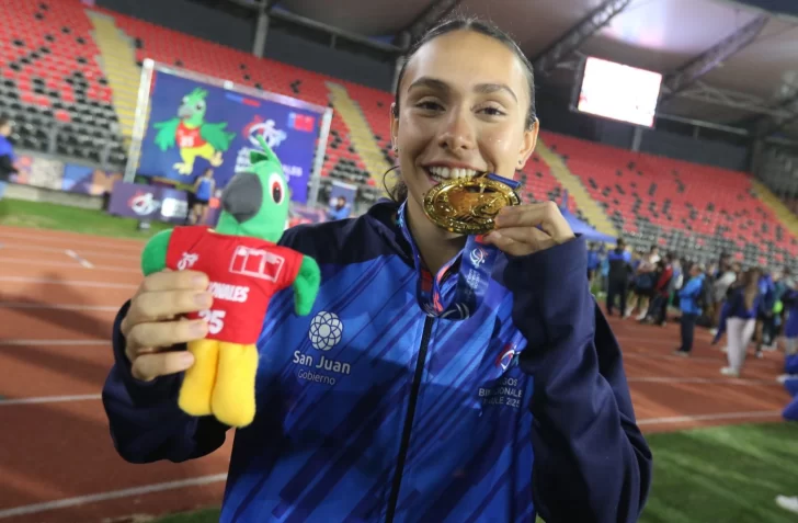 Isabella Gómez sumó una nueva medalla para San Juan en los Juegos Binacionales