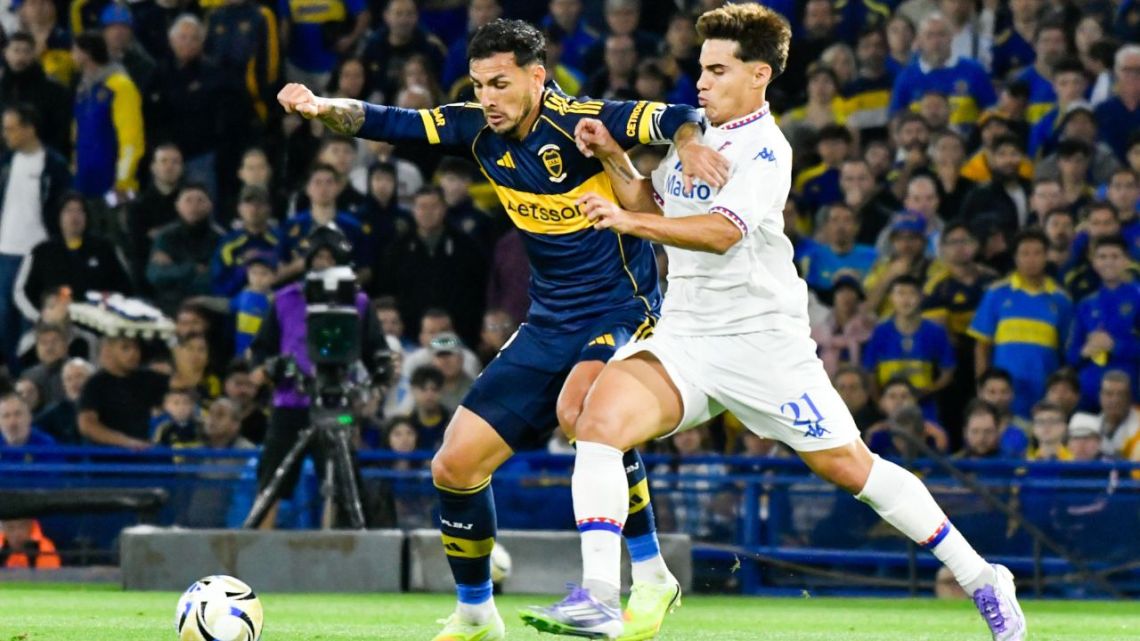 Boca le ganó a Tigre y se quedó con la cima de la Zona A: Ayrton Costa y Edinson Cavani fueron los goleadores