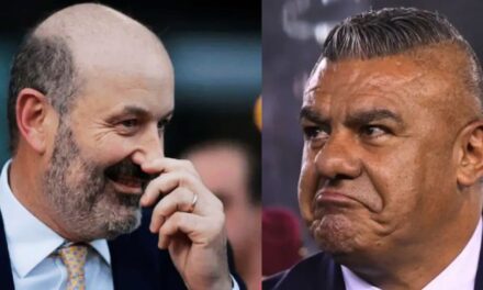 Sturzenegger apuntó contra «Chiqui» Tapia: reveló estadísticas que muestran ventajas arbitrales para Barracas Central