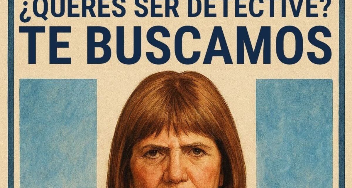 La ministra de Seguridad busca detectives para la Policía Federal