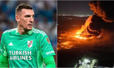 La casa de Franco Armani sufrió daños por la explosión en Ezeiza