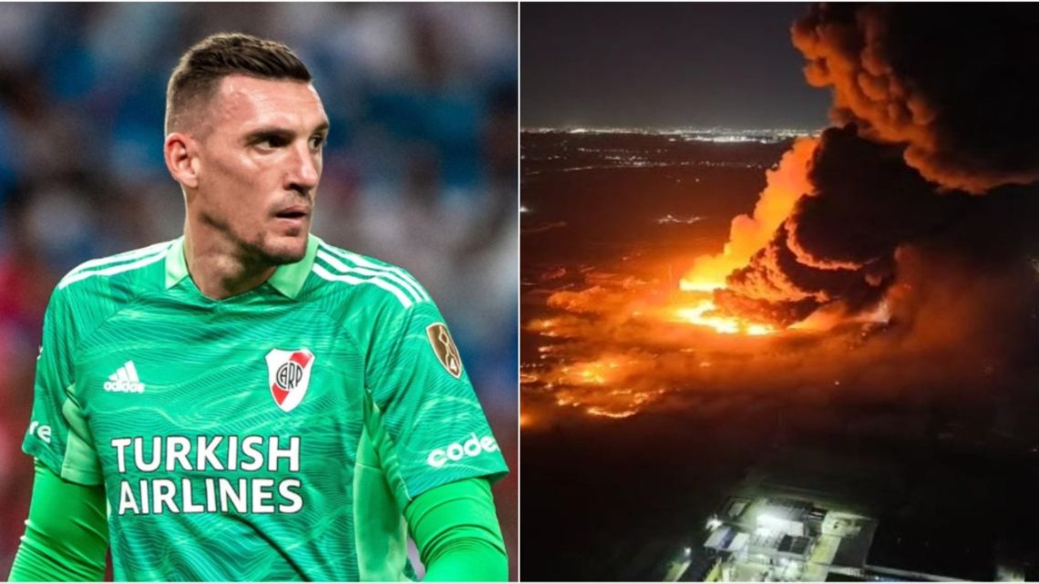 La casa de Franco Armani sufrió daños por la explosión en Ezeiza
