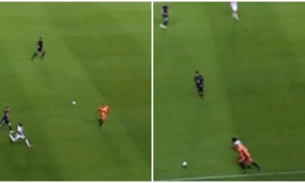 Ignacio Arce fue protagonista de una loca jugada que se viralizó en redes sociales