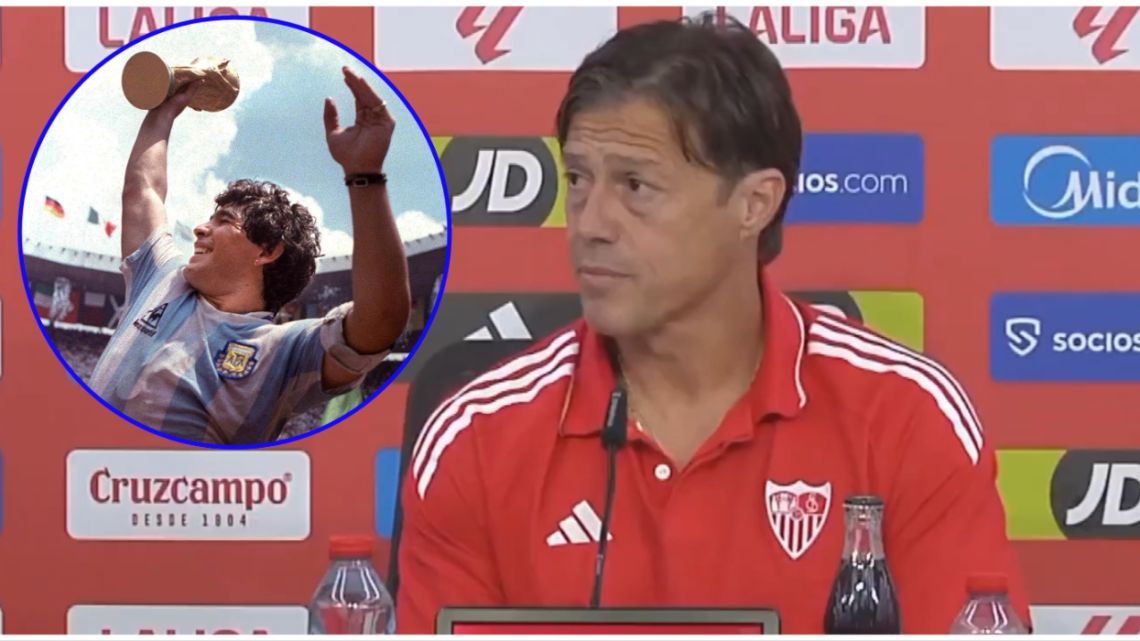 Matías Almeyda conmovió a las redes sociales con sus sentidas palabras para Diego Maradona