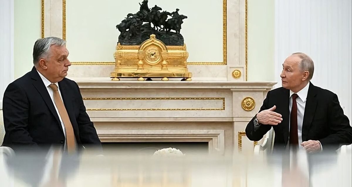 Vladimir Putin y Víktor Orbán acordaron que Budapest sea la sede para las negociaciones de paz con Ucrania