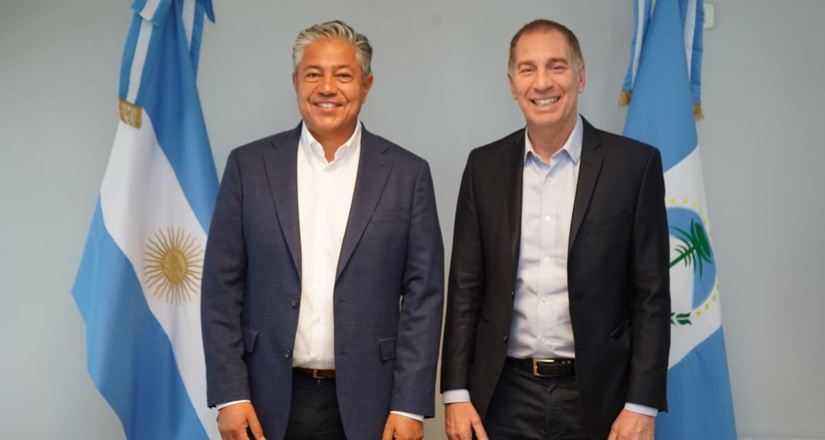 Diego Santilli se reunió con el gobernador Rolando Figueroa en Neuquén