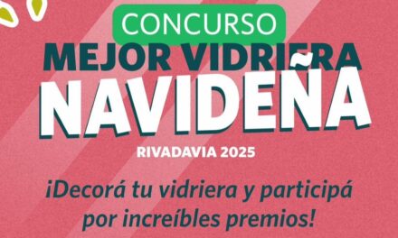 Rivadavia se viste de Navidad: Buscan la mejor vidriera del año