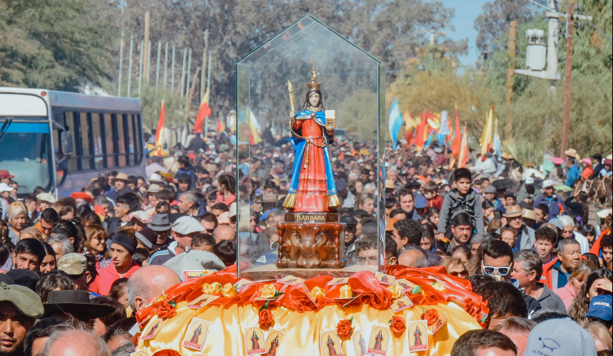 Mogna se prepara para recibir a miles de fieles en un nuevo homenaje a Santa Bárbara