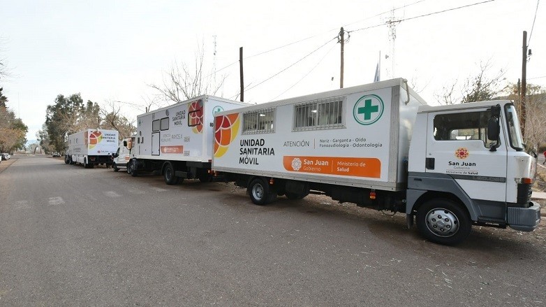 Colectas de sangre y unidades sanitarias móviles refuerzan la atención en distintos departamentos de San Juan