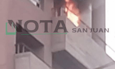 Urgente: Mirá el video del incendio de hace instantes en avenida libertador entre Salta y España