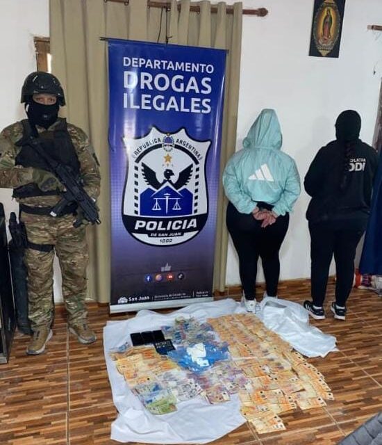 Rivadavia: Detuvieron a una «dealer» que estaba con prisión domiciliaria y vendía cocaína en La Bebida