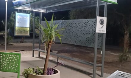 Más seguridad en Ruta 20: Habilitaron dársenas y paradas frente a un colegio de 9 de Julio