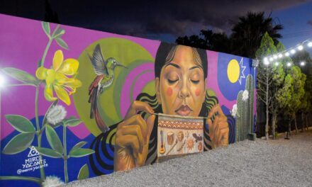 “El Gran Tejido”, el mural elegido que transforma el entorno del Chalet Cantoni