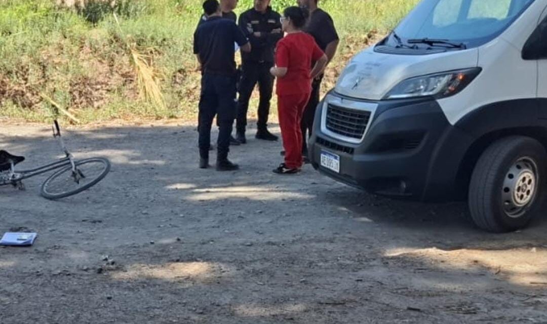 Cayó de su bicicleta y murió en Angaco en la antesala de la Navidad