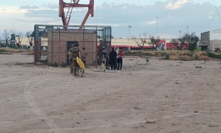 Lograron rescatar al hombre que se había trepado a la antena de Radio Colón