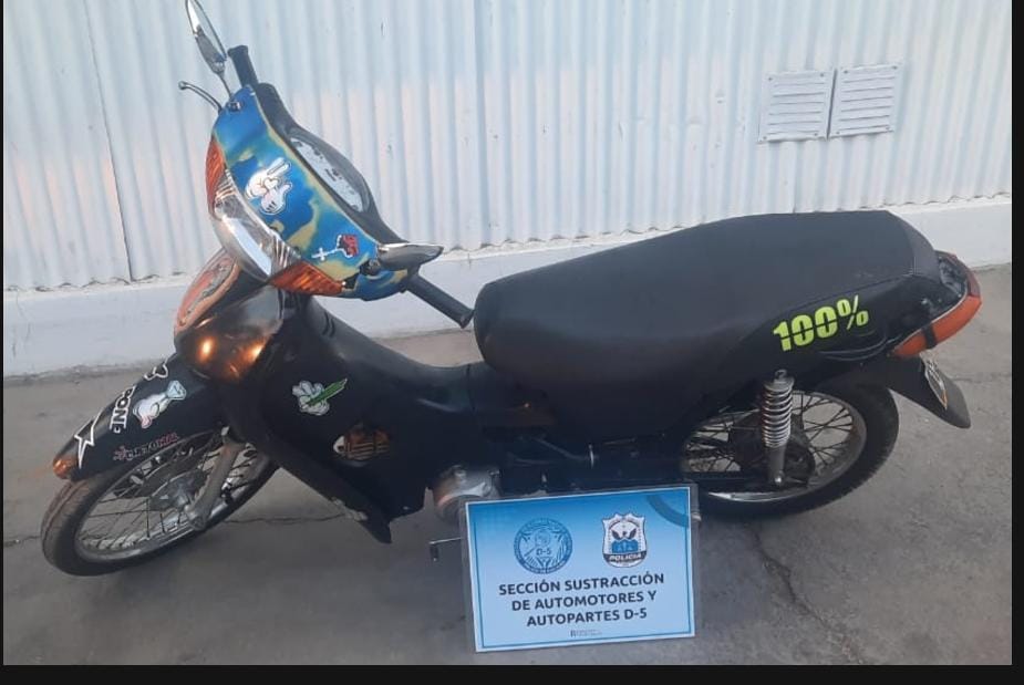 Detectan una moto con motor adulterado y la secuestran en 9 de Julio